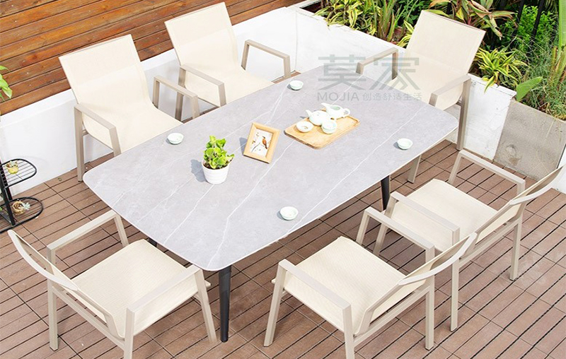 特斯林防雨防晒，庭院北欧轻奢桌椅